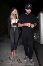 JOSIE CANSECO and Brody Jenner Night Out in Los Angeles 08/16/2019