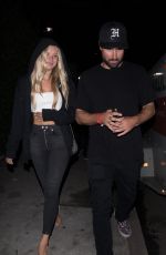 JOSIE CANSECO and Brody Jenner Night Out in Los Angeles 08/16/2019