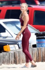JOSIE CANSECO on the Set of a Photoshoot at Venice Beach 08/15/2019