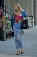 JOY CORRIGAN in Double Denim Out in New York 08/29/2019