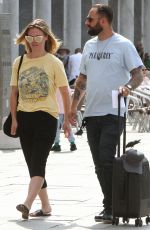 JULIA STILES and Preston J. Cook Arrives in Venice 08/22/2019