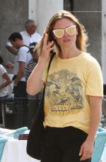 JULIA STILES and Preston J. Cook Arrives in Venice 08/22/2019