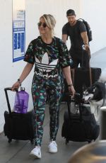 JULIANNE HOUGH Arrives at LAX Airport in Los Angeles 08/02/2019