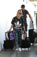 JULIANNE HOUGH Arrives at LAX Airport in Los Angeles 08/02/2019