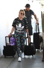 JULIANNE HOUGH Arrives at LAX Airport in Los Angeles 08/02/2019