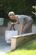 JULIANNE HOUGH Leaves Instyle Day of Indulgence Party in Brentwood 08/11/2019