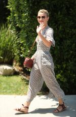 JULIANNE HOUGH Leaves Instyle Day of Indulgence Party in Brentwood 08/11/2019