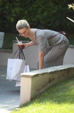 JULIANNE HOUGH Leaves Instyle Day of Indulgence Party in Brentwood 08/11/2019