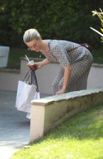 JULIANNE HOUGH Leaves Instyle Day of Indulgence Party in Brentwood 08/11/2019