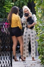 JULIANNE HOUGH Out with her Dog in Los Angeles 08/22/2019