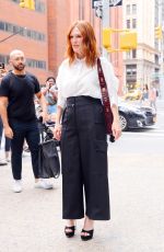 JULIANNE MOORE Arrives at Build Series in New York 08/07/2019