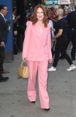 JULIANNE MOORE Arrives at Good Morning America in New York 08/01/2019
