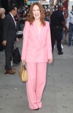 JULIANNE MOORE Arrives at Good Morning America in New York 08/01/2019