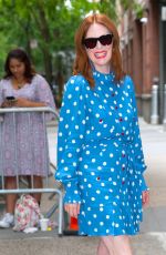 JULIANNE MOORE Arrives at Kelly and Ryan Show in New York 08/06/2019