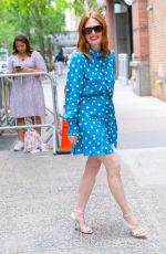 JULIANNE MOORE Arrives at Kelly and Ryan Show in New York 08/06/2019