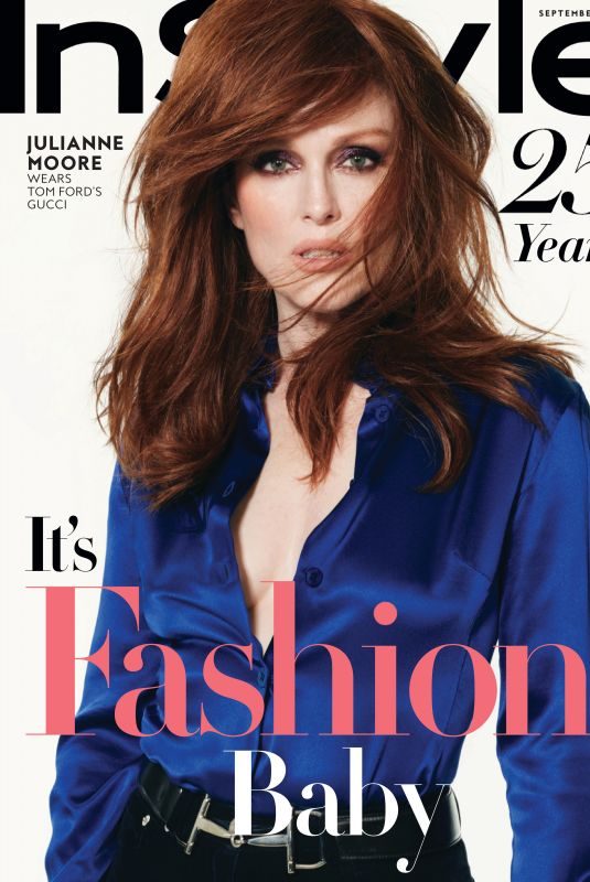 JULIANNE MOORE in Instyle Magazine, Septemeber 2019