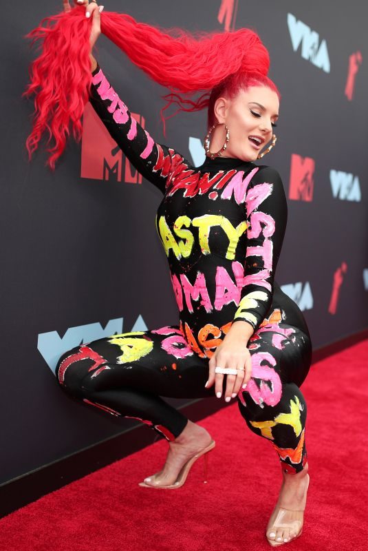 JUSTINA VALENTINE at 2019 MTV Video Music Awards in Newark 08/26/2019