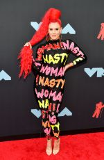 JUSTINA VALENTINE at 2019 MTV Video Music Awards in Newark 08/26/2019