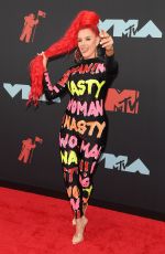 JUSTINA VALENTINE at 2019 MTV Video Music Awards in Newark 08/26/2019