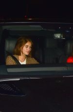 KAIA GERBER Out for Dinner at Mason Restaurant in Santa Monica 08/26/2019