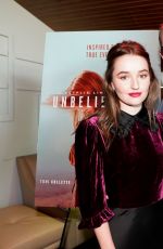 KAITLYN DEVER at Unbelievable Cast & Crew Screening in Los Angeles 08/26/2019