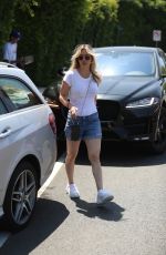 KALEY CUCOCO Leaves Instyle Day of Indulgence Party in Brentwood 08/11/2019
