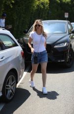 KALEY CUCOCO Leaves Instyle Day of Indulgence Party in Brentwood 08/11/2019
