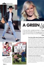 KAROLINA KURKOVA in Elle Magazine, Italy August 2019