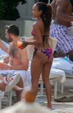 KARRUECHE TRAN in Bikinis at a Pool in Honolulu 08/04/2019