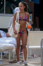 KARRUECHE TRAN in Bikinis at a Pool in Honolulu 08/04/2019