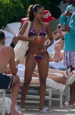 KARRUECHE TRAN in Bikinis at a Pool in Honolulu 08/04/2019
