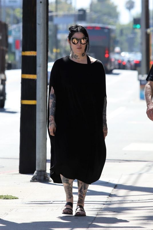 KAT VON D Out and About in Los Angeles 08/01/2019
