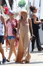 KATE MOSS and SADIE FROST Out in St Tropez 08/06/2019