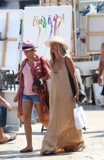 KATE MOSS and SADIE FROST Out in St Tropez 08/06/2019