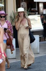 KATE MOSS and SADIE FROST Out in St Tropez 08/06/2019