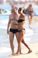 KATE MOSS in Bikini at a Beach in Saint-Tropez 08/22/2019