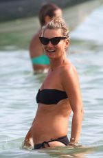 KATE MOSS in Bikini at a Beach in Saint-Tropez 08/22/2019