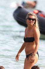 KATE MOSS in Bikini at a Beach in Saint-Tropez 08/22/2019