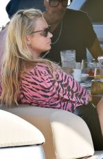 KATE MOSS on Holiday in Portofino 08/09/2019