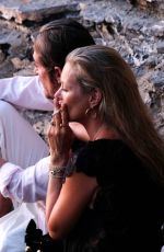 KATE MOSS Out on Holiday in Portovenere 08/11/2019