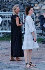 KATE MOSS Out on Holiday in Portovenere 08/11/2019
