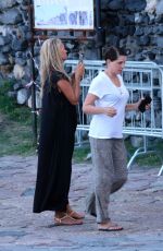 KATE MOSS Out on Holiday in Portovenere 08/11/2019