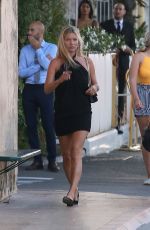 KATE MOSS< SADIE FROST and MARY CHARTERIS Out in Saint-Tropez 08/06/2019