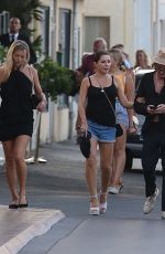 KATE MOSS< SADIE FROST and MARY CHARTERIS Out in Saint-Tropez 08/06/2019