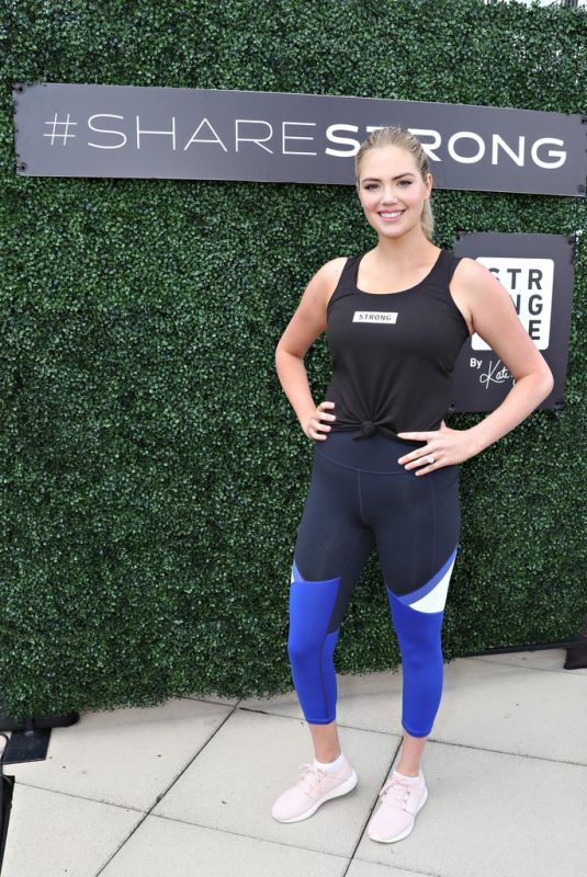 KATE UPTON at Strong4me Workout Event in New York 08/11/2019