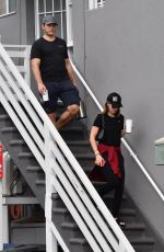 KATHERINE SCHWARZENEGGER and Chris Pratt Heading to Yoga Class in Santa Monica 08/14/2019