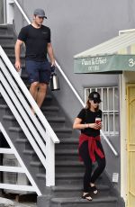 KATHERINE SCHWARZENEGGER and Chris Pratt Heading to Yoga Class in Santa Monica 08/14/2019