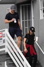 KATHERINE SCHWARZENEGGER and Chris Pratt Heading to Yoga Class in Santa Monica 08/14/2019