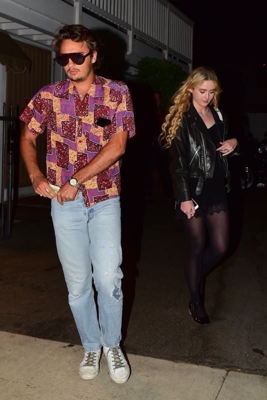 KATHRYN NEWTON and Brandon Thomas at Giorgio Baldi in Santa Monica 08/14/2019