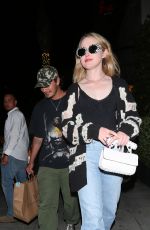 KATHRYN NEWTON and Brandon Thomas Lee at Spago Restaurant in Beverly Hills 08/21/2019